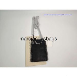 Stella McCartney Bag 5A Designers de moda New Women Mini Cell Pocket Pocket Bolsa de compras de couro de alta qualidade