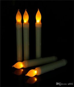 Velas de cone de luz LED Bateria de velas de pântio eletrônico operado sem chamado para decoração de festas de aniversário de casamento suprimentos 2 7AG II8042991