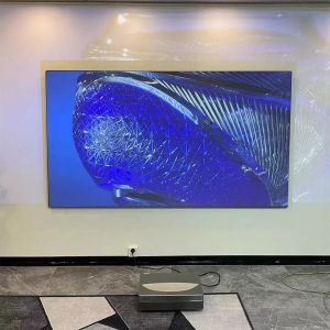 Fixed frame screen ALR Ambient Light Rejecting Projection Screen, CLR PET, Black Crystal Frame, 72 "- 120" for Ultra Short Throw UST Projector