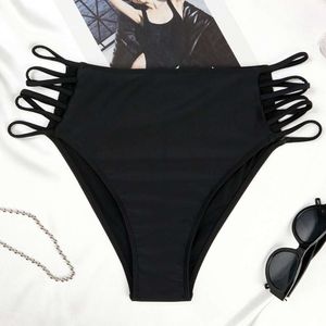 Black Oversized Swim Trunks, Women's High Waisted, Waist Revealing Triangle, Women's Swim Trunks, Swim Trunks