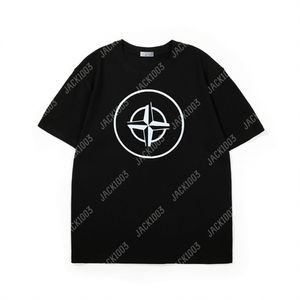 Men Brand T Shirt STONE Loose Letter Logo print tees ISLAND Couple style fashion simple loose Oversized Cotton Casual short sleeve top Tees Men Clothing A04