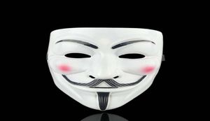 Vendetta Mask Anonymous Of Guy Fawkes Halloween Fancy Dress Fantaspume para crianças adultas Film Theme Party Gift Acessory2611798