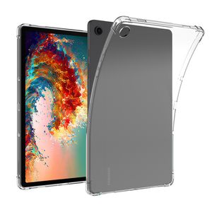 Mjuk TPU Clear Case Protective Back Cover för Samsung Galaxy Tab S9 Fe Ultra S8 S7 A9 A8 A7 Lite A 8 10 11 Inch Active Airbag Bubble Protection stockproof Transparent