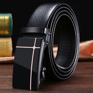 Mens Belt Acrylic Automatic Buckle Belt Mens Business Belt with Young and Middleaged Clothing Mens Designer Belts Luxury 240415