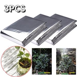 Film 1/2/3PCS Silver Highly Reflective Mylar Films 210x120cm for Grow Tent Room Garden Greenhouse Farming Increase Plant Growth