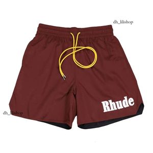 Męskie szorty Rhude Shorts Men Shorts Designer Rhude Shorts Men Shorts Outdoor Sport Fashion Bądź popularny Sm L Lose Szybkie suszenie odpowiednie na ulicę lub spor