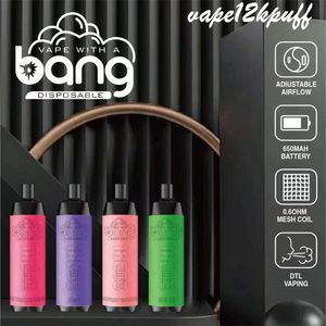 Orijinal Bangbox18000Puffs Tek kullanımlık vape kalem 18kpuffse sigara örtüsü Sigara atomizizer 24ml şarj edilebilir c-tipi nikotin içeriği 0% 2% 3% 5% 16 lezzetler OEM ODM