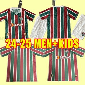 24/25 Fluminense Soccer Jerseys 2024 2025 Home Ganso FRED PHGANSO HUDSON NENE NINO HENRIQUE RAFAEL MOURA football shirt home away men kids