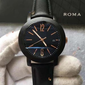 3 style Roma Men ogląda nową modę 40 mm z datą wysokiej jakości zegarki kwarcowe ze stali nierdzewnej 279Y213y