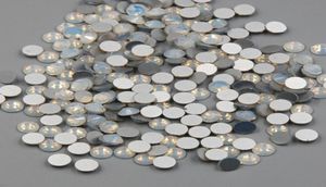 Nya SS3SS30 Vit Opal Color 1440pcs 3D Nail Art Flat Back Non Fix Rhinestones Non Fix Glass Crystals Stone1485796