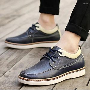 Scarpe casual in pelle da uomo in pelle spessa SOLE SOLE NON SLIP ALTRI ALTRO COREANO STANTE SUCCESSI