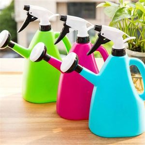 Plastic Watering Can Pot Gardening Supplies Garden Plants Adjustable Pressure Spray Water Kettle Indoor 1L Flower Sprayer Home 240425