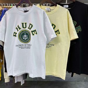 Rhude T-Shirt Designer T-Shirts Luxury Fashion Mens T-Shirts Sommer Neue vielseitig druck losen lässigen Kurzarm für Männer und Frauen halbe Ärmel