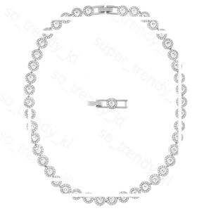 Swarovski halsband designer kvinnor original kvalitet hänge halsband ängel briljant och fashionabla full diamanthalsband för kvinnor som använder element 957