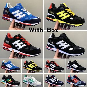 Designer ZX750 Sneakers ZX 750 para homens Plataforma Mulher Athletic Fashion Casual Mens Running Shoes 36-45