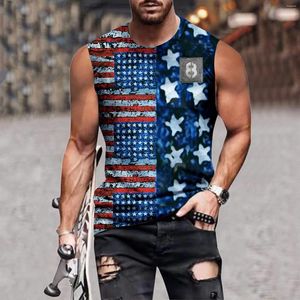 Tops da uomo Style American Vintage Vintage for Mens Classic Sleeveveless Sleeveless Fit Summer Casual Retro Comfort Sportswear