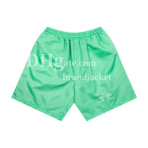 Lyxiga män shorts andningsbara sommar korta byxor märke bokstav tryckt shorts fritid snabb torkning shorts sport shorts för tonåring