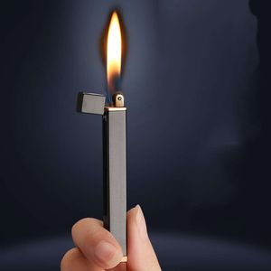 HD Mini Portable Grinding Wheel Lighter Open Flame Cigarette Lighter Custom Lighters