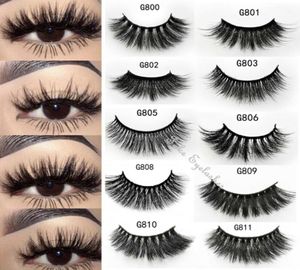 5 Pairs 3D Fake Eyelashes Long Thick Natural False Eye Lashes Set Mink Makeup8340539