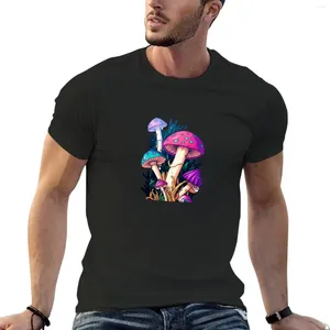 Polos Fantasy Mushroom 01 T-shirt Anime Sports Sports Fan Shirts Mens Graphic