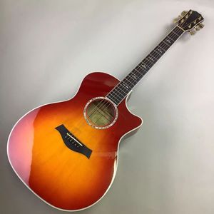 614CE Acoustic Guitar som samma av bilderna