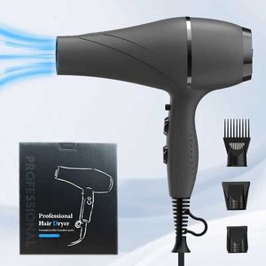 Hair Dryers 110V/220V high-speed hair dryer strong turbine airflow fast drying constant temperature suitable for home salons Q240429