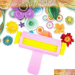 Artes e artesanato em gravação de papel diy crimper hine para artesanato hole hole hole hand scrapbooking school entrega de gota home jardim dhs6f