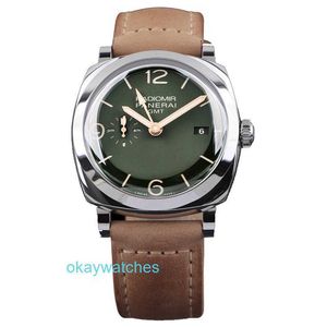 Moda luksusowy projektant zegarków Penarrei i PAM00998 Army Green Plate
