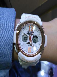 サンダブランドラグジュアリーレディーススポーツウォッチレディースファッションデジタル腕時計女性スポーツ時計モントレフェイジュミュージャーS9153855015