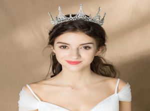 Vintage Barock Pearl Queen King Bride Tiaras Crowns For Women Headbonad Prom Bridal Wedding Hair Jewelry Accessories3522370