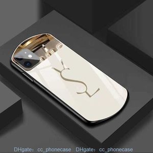 Luxury iPhones Case iPhone15 14 Hemdral Glass Mirror Touch Up For 14Pro Max Mimi 13 12 11 XR XS X 7 8 PULS iPhone 6 Designer Telefonfodral xjo2