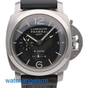 Leisure Заимкание Watch Panerai Luminor Series Pam 00233 Руководство для часов Mechanical 44 -малиат.