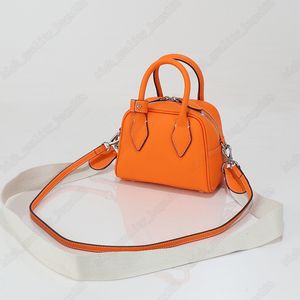 Obere Designerbeutel Koreanische handgefertigte Tasche Mini Größe Crossbody Tasche Tasche Handtasche Umhängetasche Gürtelbeutel TC Top Schicht Cowhide Messenger Beutel Spiegel Qualität Mini Bowlingtasche