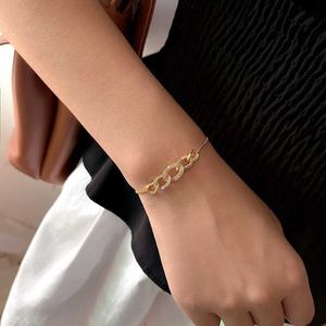 Chain Classic Luxury Geometric Tennis Bracelet For Women New Adjustable Crystal Bracelet Cubic Zircon Bead Chain Wedding Jewelry Gift