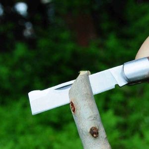Film vikning av ympning kniv beskärning professionell trädgård fruktträd knopptransplantat skärare trähandtag rostfritt stål verktyg