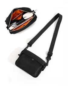 Taillenbeutel japanischer Stil Casual Fanny Pack Nylon Stoff Männer Cross -Body -Umhängetasche für Mann wasserdichte kleine Mode