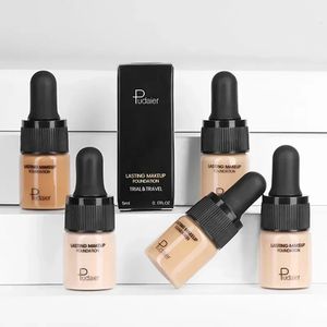 Kleine Flaschenflüssigkeitsfundamentscreme für Gesicht Concealer Matte weibliche Make -up -Basis wasserdichte langlebige Kosmetik 240425