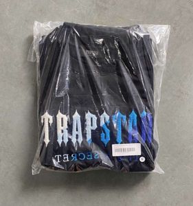 Męskie koszulki Summer Trapstar Trapstar Krótki garnitur 2.0 Chenille Dekodowane cukierki skalne smak Die Haftowane Dna Trej koszulka High End Design 58HL