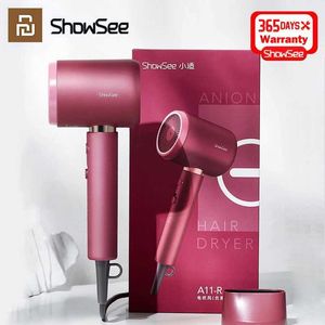 Hair Dryers Youpin Showsee Anion Dryer A8 Home Air Professional Styling Machine Super Salon Q240429