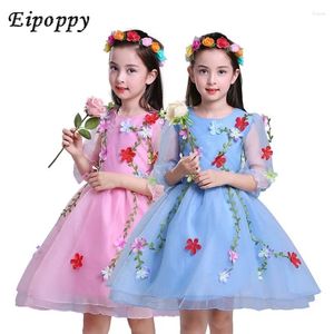 Scene Wear Children's Costume Chorus Men and Women Recitation Dance Performance Clothing Farcent Princess Dress Tulle Tutu kjol