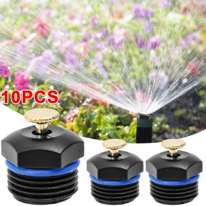 Dekorasyonlar 10/5pcs Ayarlanabilir Sulama Sprinkler İplik Püskürtme Nozumu Bahçecilik Serası Çim Sulama Sistemi Kiti Ev Bahçe Araçları