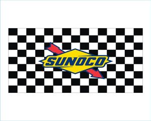 Custom Digital Print 3x5ft flags Race Racing Mahwah SUNOCO Cup Series Event Checkered Flag Banner for Game and Decoration7814809