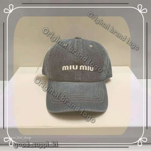 Caps de beisebol de MUI BACO Designer de chapéus de alta qualidade Letra Moda Baseball Cap lavagem de jeans Sol protetor solar Mui Mui Hat 447