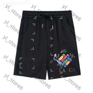 Casablanc Shorts Mutandine Pantaloni da coregne, lunghezza della strada in cinque pezzi Casa Blanca Casa Blanca Man Keee Beach Casa Blanca Top Shirts 9173