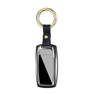 Finger Print Unlock Lighter Keychain Metal Electric Custom Lighter Multi Function Electric Led Screen Lighter