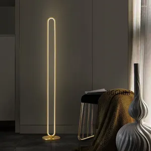 Floor Lamps Modern Luxury Decoration Brass 3 Color LED Lamp Suitable For Family Living Room Bedroom El