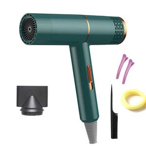 Secador de cabelo mini 1000w infravermelho de íon infravermelho secador de cabelo quente salão doméstico elétrico Q240429