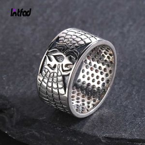 Anéis de banda Sterling Silver 925 Ring Womens Classic Round requintada Jóias de Jóias Presente Vintage Spider Design Anel por atacado Q240427