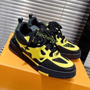 Tasarımcı Koşu Ayakkabı Tıknaz Platform Savunmacı Ayakkabı Moda Kabartmalı Kauçuk Orijinal Deri Spor ayakkabılar Tenis Casual Shoe C2