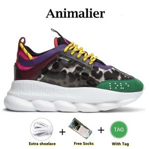 Luxury Designer Chain Reaction Men Women Shoes Rubber Suede Triple Black White Bluette Gold Red Brown Orange Blue Mens Casual Thick Bottom Trainers Platform 703